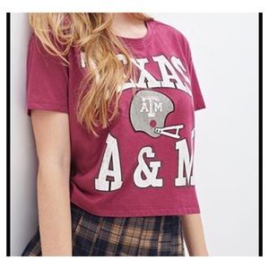 Forever 21 Graphic Crop top